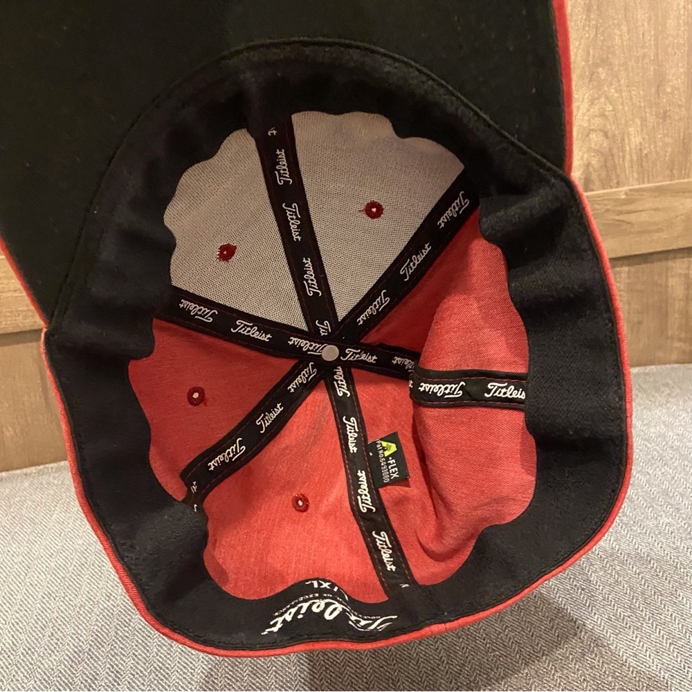 Titleist Red Baseball Cap with White Script Logo - Picture 6 of 8